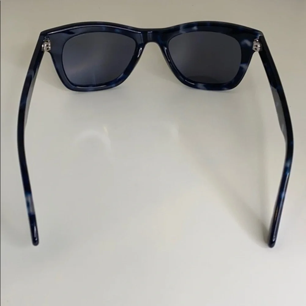 KOMONO Allen Indigo Demi New Sunglasses blue rectangular frame
